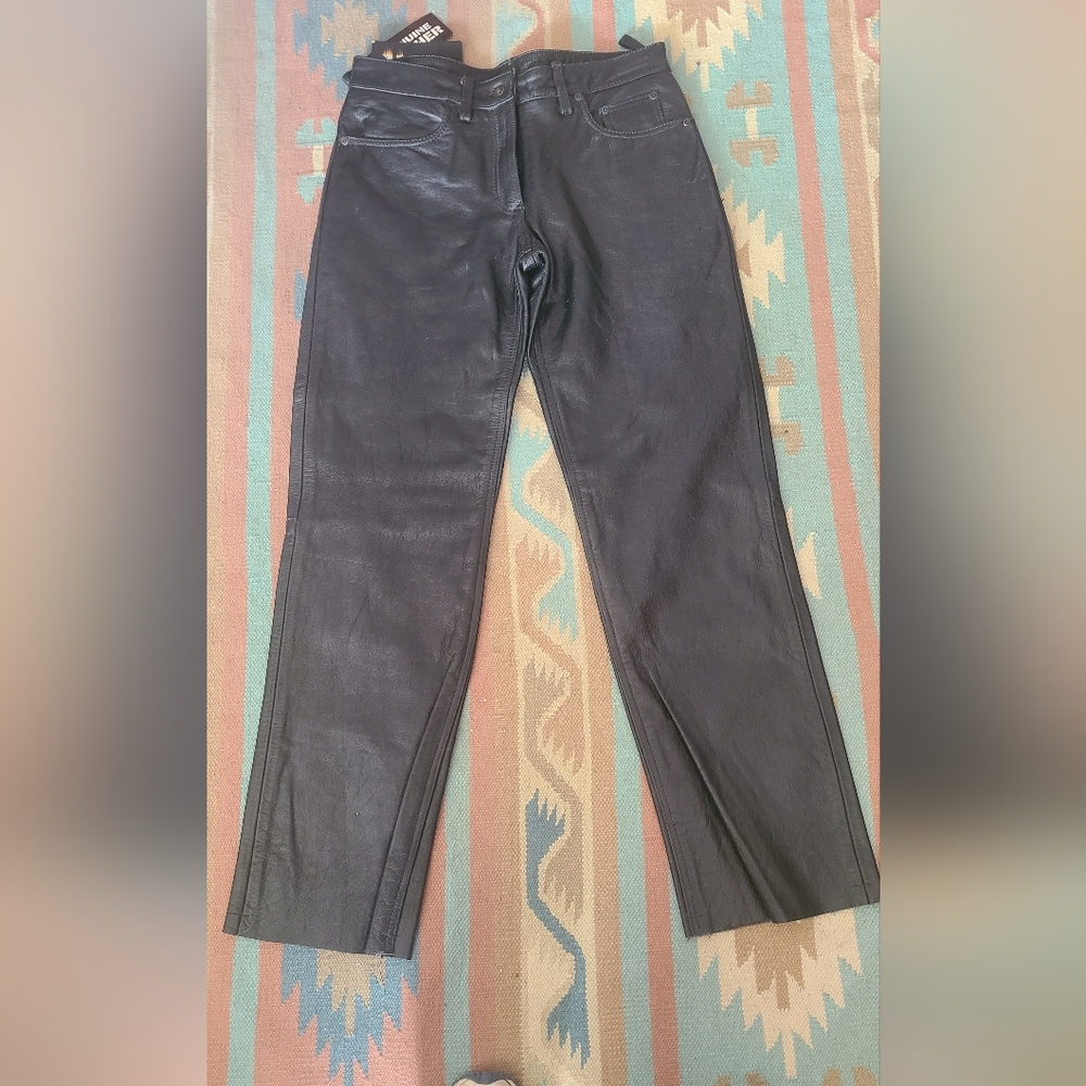 Xelement Leather New Lady Pants Size 10